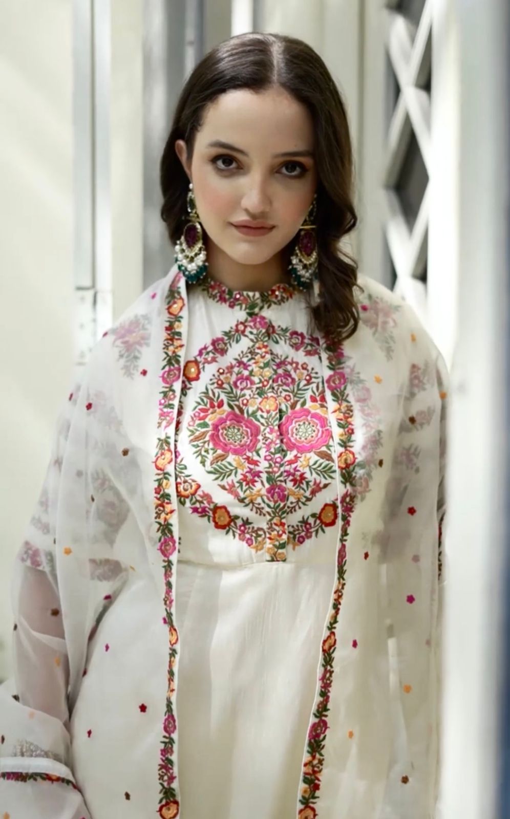 Krishi Faux Georgette Embroidery Kurti With Bottom Dupatta Wholesale Online
